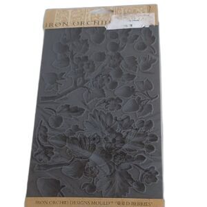 Iron Orchid Designs Wild Berries Mould Silicone Casting Mold IOD #1066